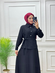 3452-Etek Takım-Siyah