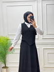 3455-Amine Takım-Siyah