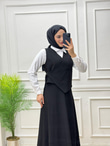 3455-Amine Takım-Siyah
