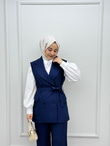 3467-Pantolon Takım-Lacivert