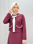 3535-Etek Takım-Bordo