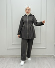 3550-Pilili Takım-Gri