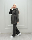 3550-Pilili Takım-Gri