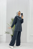 3619-Tencel Spor Takım-Lacivert