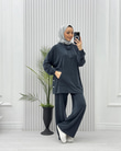 3619-Tencel Spor Takım-Lacivert