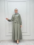 3766-Tencel Takım-Mintyeşil