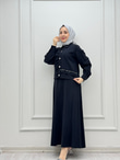 3766-Tencel Takım-Siyah