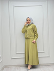 3766-Tencel Takım-Su Yeşil