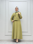 3766-Tencel Takım-Su Yeşil