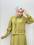 3766-Tencel Takım-Su Yeşil