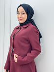 3788-Fiyonklu Takım-Bordo