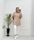 4023-Tencel Gömlek-Kahverengi