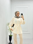 4056-Tencel Gömlek-Ekru