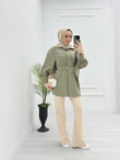 4056-Tencel Gömlek-Mint Yeşili
