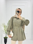 4056-Tencel Gömlek-Mint Yeşili