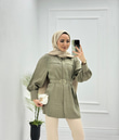 4056-Tencel Gömlek-Mint Yeşili