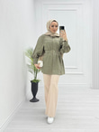 4056-Tencel Gömlek-Mint Yeşili