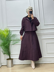 4077-Jale Takım-Bordo
