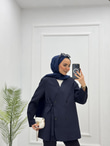 4123-Blazer Ceket-Lacivert