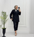 4123-Blazer Ceket-Siyah