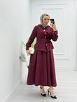 4315-Etek Takım-Bordo