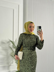 4987-Shine Abiye-Yeşil