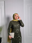 4987-Shine Abiye-Yeşil