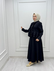 5394-Fırfırlı Takım-Siyah