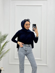 6004-İspanyol Denim Pantolon-Açık Mavi