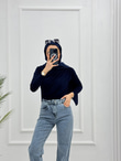 6005-Palazzo Denim Pantolon-Açık Mavi