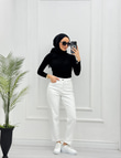 6007-Jogger Pantolon-Beyaz