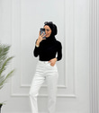 6007-Jogger Pantolon-Beyaz