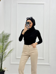 6007-Jogger Pantolon-Krem