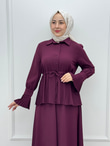6395-Buket Takım-Bordo