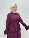 6395-Buket Takım-Bordo