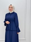 6395-Buket Takım-Lacivert