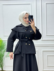 7746-Mia Etek Takım-Siyah