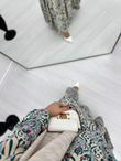 7865-Selly Elbise-Mavi