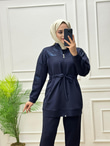 8391-Ravella Takım-Lacivert