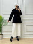 8632-Denim Ceket-Siyah