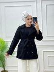 8632-Denim Ceket-Siyah