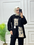 9183-Oysho Takım-Siyah