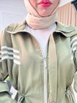 Bd5570-Çizgili Spor Takım-Yeşil