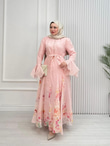 Dg5303-Lolyy Elbise-Pembe