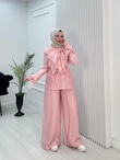 Dn3633-Alaçatı Vual Takım-Pembe