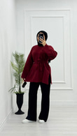 Dx0585-Asya Tunik-Bordo