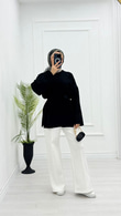 Dx0585-Asya Tunik-Siyah
