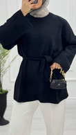 Dx0585-Asya Tunik-Siyah