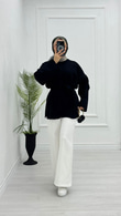 Dx0585-Asya Tunik-Siyah