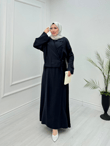 Dx2679-Lavien Elbise-Lacivert